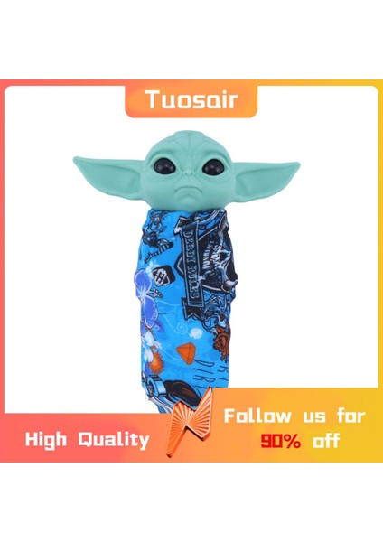 Mandalorian Figürü Heykelcik Yıldız Savaşı Mandalorian Uzaylı Figürü Silikon Boru (Yurt Dışından)