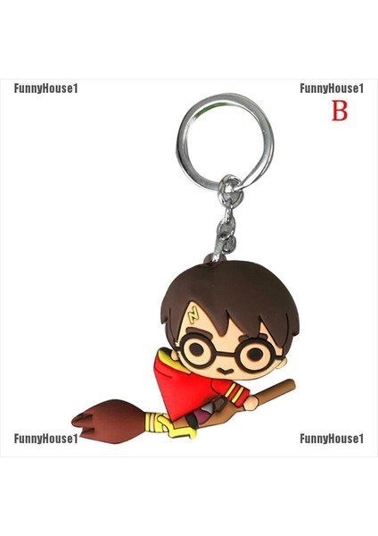 Fhph Korusun 3D Harri Potter Pvc Anahtarlık Oyuncak Aksiyon Figürü Oyuncakları Hediye Glory Glory Varyasyon: A (Yurt Dışından) indirimleri