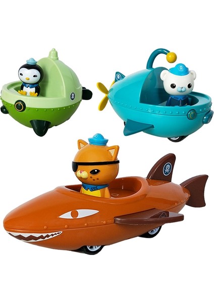 Octonauts Geri Araba Tekne Modeli Action Figure Octonauts Rakamlar Oyuncaklar Çocuklar Için Bebek Çocuk Hediye ile Perakende Kutusu (Yurt Dışından)
