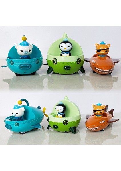 Octonauts Geri Araba Tekne Modeli Action Figure Octonauts Rakamlar Oyuncaklar Çocuklar Için Bebek Çocuk Hediye ile Perakende Kutusu (Yurt Dışından)
