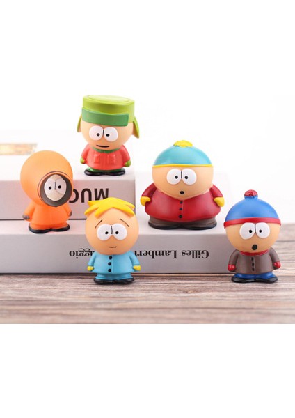 5 Adet/takım Kawaii Güney Bir Park Anime Figürü Pvc Oyuncaklar Sevimli Kyle Stan Mars Eric Cartman Kenny Mccormick Şekil Bebek Çocuk Oyuncakları (Yurt Dışından)