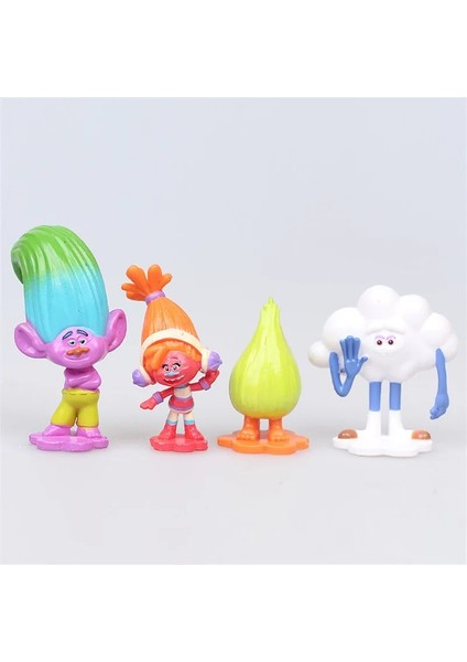 3-6 cm 12 Adet/grup Troller Şube Yaratık Skitter Figürleri Troller Çocuk Troller Pvc Action Figure Oyuncak Çizgi Film Karakteri Çocuklar Hediyeler (Yurt Dışından)