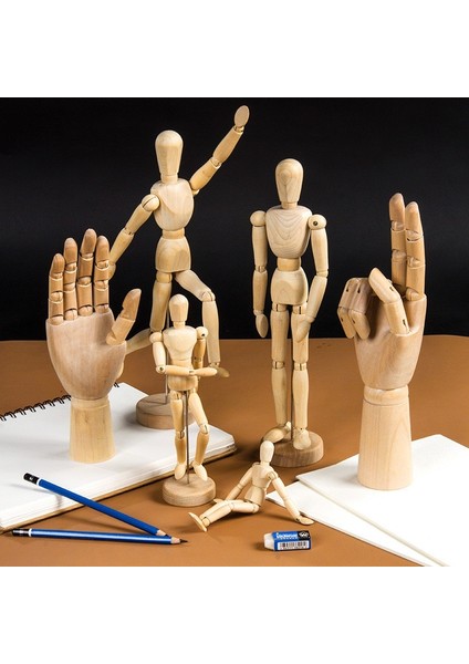Rakamlar Ev Dekor Sanatçı Eklemli Bebek Çizim Kroki Manken Modeli Hareketli Uzuvlar Ahşap El Vücut Beraberlik Aksiyon Oyuncaklar (Yurt Dışından) fiyatları