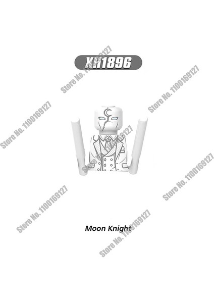 Süper Kahraman XH1895 Ay Şövalye Mini Aksiyon Figürleri Blok Oyuncaklar Dıy Comics Marc Spector Modeli Tuğla Aksesuarları Çocuk Oyuncak Hediyeler (Yurt Dışından)