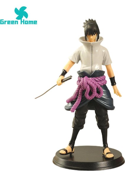 Yeşil Ev Aksiyon Şekilli Kalıp Düşük Koku Sasuke Heykeli Modeli Aksiyon Figürü (Yurt Dışından)