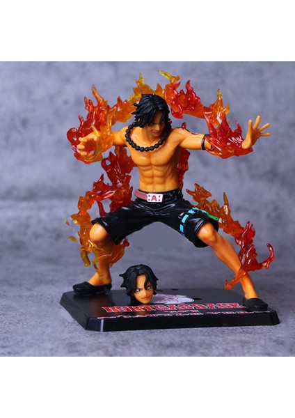 Ace Modeli Anime Tek Parça Aksiyon Figürü Değiştirilebilir Kafa Pvc Karikatür Minyatür Koleksiyon Çocuklar Için (Yurt Dışından) modelleri