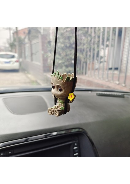 Anime Ağaç Adam Groot Guardians Galaxy Marvel Avengers Mini Oyuncaklar Aksiyon Figürü Groot Araba Parfüm Dekorasyon Çocuk Oyuncakları Hediye (Yurt Dışından)