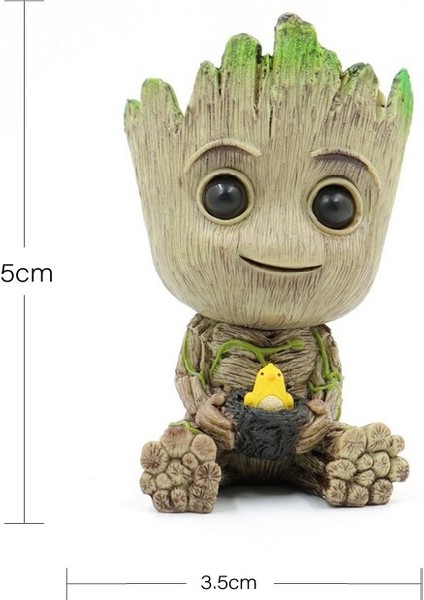 Anime Ağaç Adam Groot Guardians Galaxy Marvel Avengers Mini Oyuncaklar Aksiyon Figürü Groot Araba Parfüm Dekorasyon Çocuk Oyuncakları Hediye (Yurt Dışından)