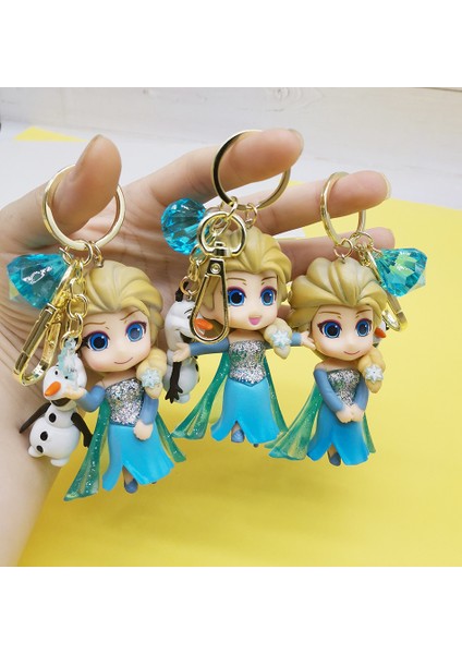 Disney Prenses Kar Beyaz Cinderella Ariel Belle Metal Çanta Anahtarlığı Anahtarlık Kolye Aksesuarı Çocuk Oyuncak Doğum Günü Hediyeleri (Yurt Dışından) fırsatları