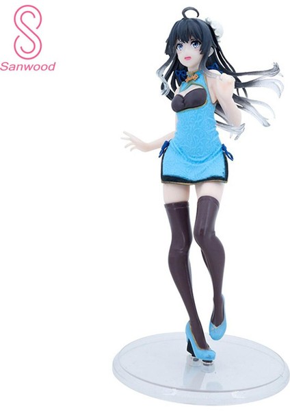 Anime Süsleme Karikatür Zanaat Cheongsam Yukino Heykeli Modeli Aksiyon Figürü (Yurt Dışından)