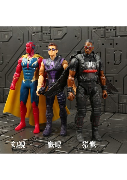 Marvel Avengers 3 Sonsuzluk Savaşı Film Anime Siyah Panter Örümcek Adam Kaptan Amerika Ironman Hulk Thor Aksiyon Figürü Oyuncakları (Yurt Dışından)