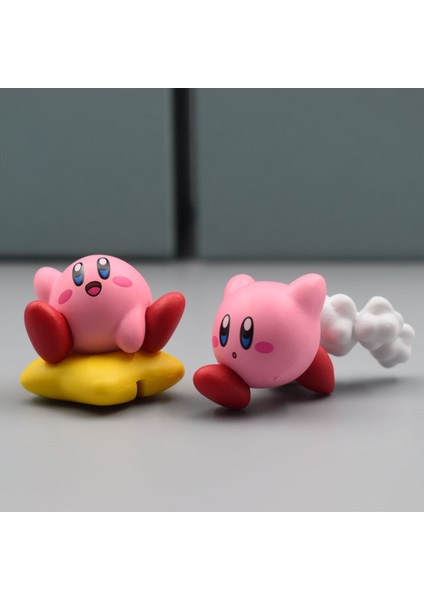 Kirby Anime Oyunları Kawaii Karikatür Pembe Kirby Waddle Dee Doo Aksiyon Figürü Mini Oyuncaklar Bebek Koleksiyonu Oyuncaklar Çocuklar Için Doğum Günü Hediyeleri (Yurt Dışından)