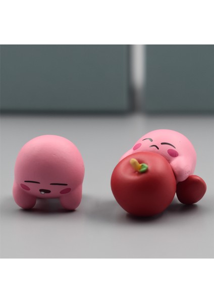 Kirby Anime Oyunları Kawaii Karikatür Pembe Kirby Waddle Dee Doo Aksiyon Figürü Mini Oyuncaklar Bebek Koleksiyonu Oyuncaklar Çocuklar Için Doğum Günü Hediyeleri (Yurt Dışından)