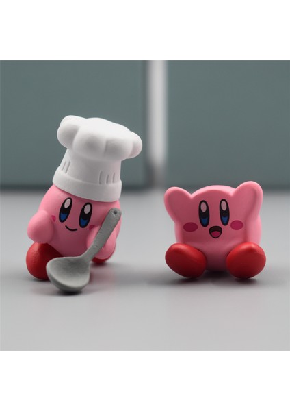 Kirby Anime Oyunları Kawaii Karikatür Pembe Kirby Waddle Dee Doo Aksiyon Figürü Mini Oyuncaklar Bebek Koleksiyonu Oyuncaklar Çocuklar Için Doğum Günü Hediyeleri (Yurt Dışından)