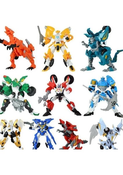 Orange-16.5cm-Anime Dönüşüm Robot Deforme Motosiklet Aslan Uçan Kartal Robot Ilahi Ejderha Dinozor Kurtarma Robotu Aksiyon Figürleri (Yurt Dışından)