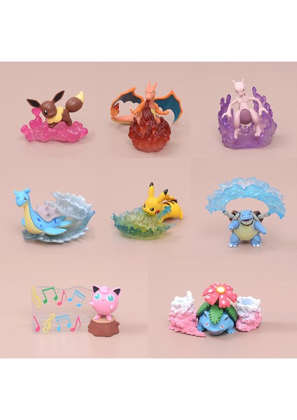 Pokemon Şekil Pikachu Bulbasaur Charizard Jigglypuff Anime Figürleri Koleksiyon Çocuk Doğum Günü Hediyeleri Film Çevresel Oyuncaklar (Yurt Dışından) fiyatları
