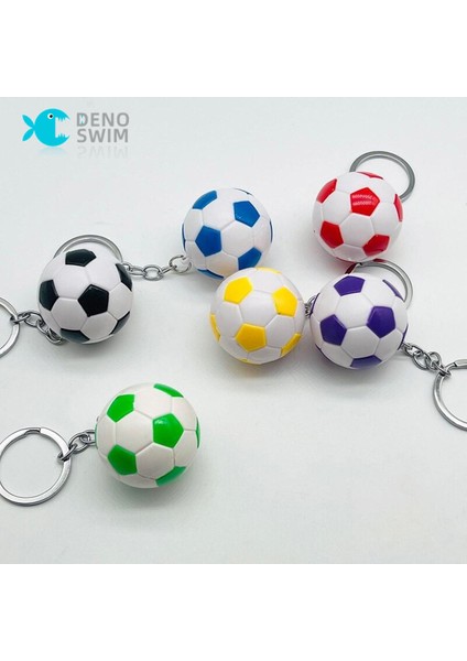 Denoswım Mini Futbol Topu Oyuncak Futbol Anahtarlık Sırt Çantası Kolye Dünya Kupası Çevresel Spor Fan Hediyeler (Yurt Dışından)