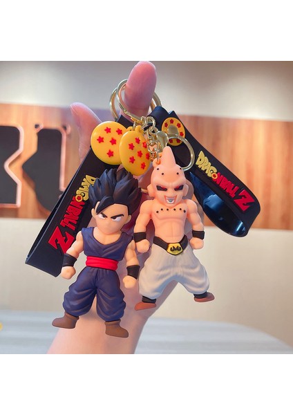 Anime Dragon Toplu Anahtarlık Moda Takı Son Goku Vegeta Piccolo Aksiyon Figürleri 8 cm Pvc Anahtarlık Erkekler Kadınlar Için Çanta Kolye (Yurt Dışından) fiyatları
