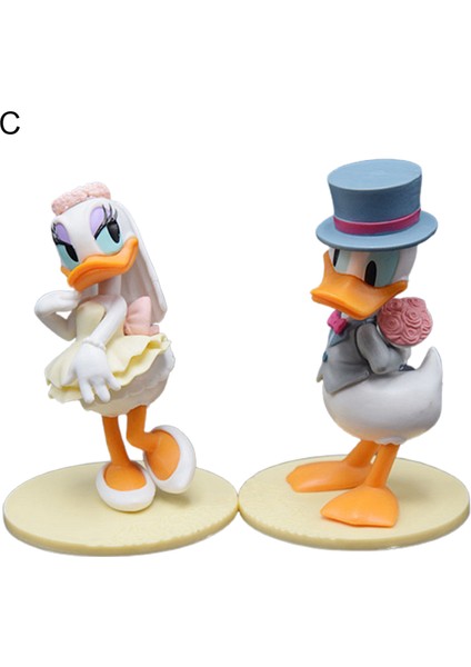 5/2 Adet Karikatür Heykelcik Sevimli Kek Dekor Pvc Mickey Mouse Donald Duck Karakter Anime Figürü Koleksiyonu Malzemeleri (Yurt Dışından) fiyatları