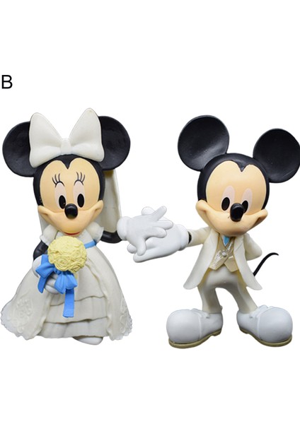 5/2 Adet Karikatür Heykelcik Sevimli Kek Dekor Pvc Mickey Mouse Donald Duck Karakter Anime Figürü Koleksiyonu Malzemeleri (Yurt Dışından) modelleri