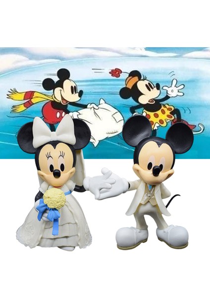 5/2 Adet Karikatür Heykelcik Sevimli Kek Dekor Pvc Mickey Mouse Donald Duck Karakter Anime Figürü Koleksiyonu Malzemeleri (Yurt Dışından) indirimleri