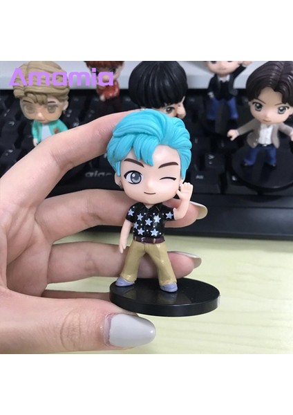 Amamia Bts Figürleri Geniş Uygulama Premium Kek Toppers Aksiyon Figürü Oyuncakları (Yurt Dışından) modelleri