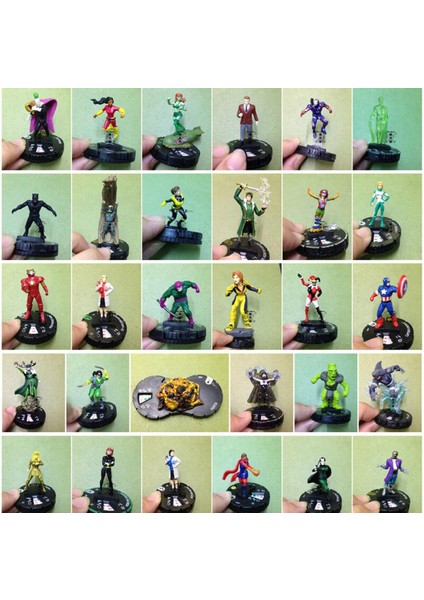 Orijinal Heroclix Dünya Pı Gününü Kutluyor Marvel Dc Örümcek Adam Hulk Flash Savaş Satranç Tahtası Oyunu Model Oyuncaklar Hediye Toplamak (Yurt Dışından)