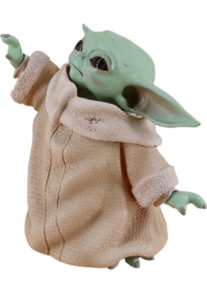 Karikatür Star Wars Mandalorian Koleksiyon Bebek Yoda Figürü Masa Dekoru Süsleme (Yurt Dışından) modelleri