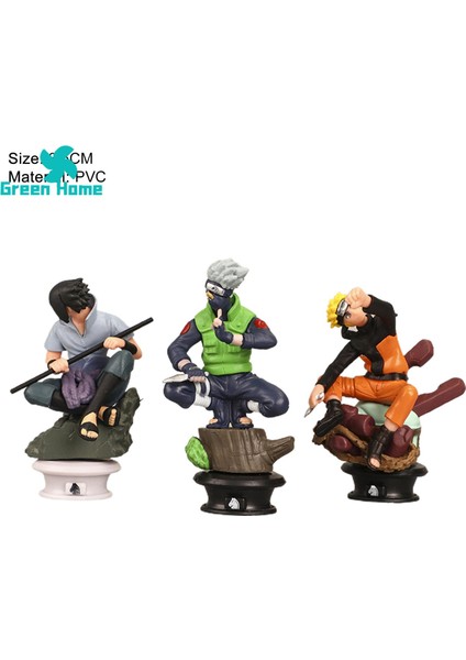 Yeşil Ev Heykeli Bebekler Yüksek Canlı Naruto Gaara Serisi Karakter Heykeli Bebek (Yurt Dışından) modelleri