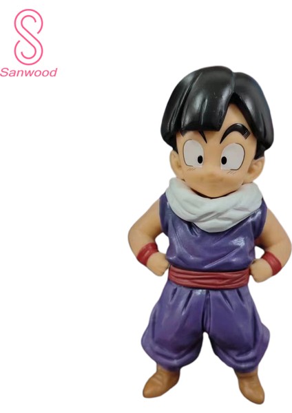 12 cm Dragon Ball Şekil Karikatür Zanaat Serin Aksiyon Dövüş Formu Katı Model Yaratıcı Masaüstü Süsleme Koleksiyon Son Gohan Anime Şekil Model Oyuncak Araba Dekorasyon (Yurt Dışından)