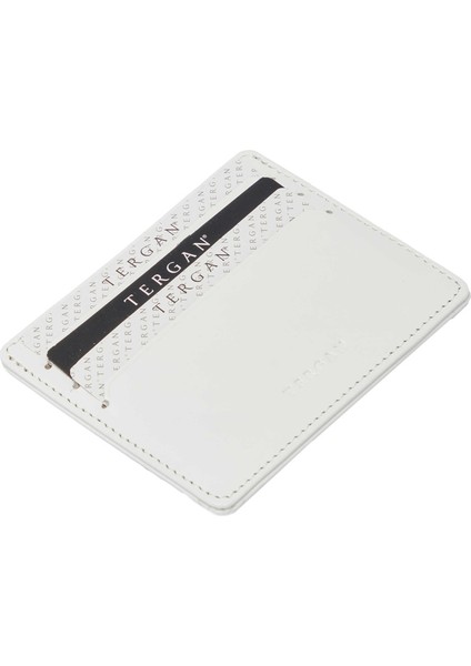 Beyaz Deri Unisex Kredi Kartlık - S1KK00001050-D10 Beyaz