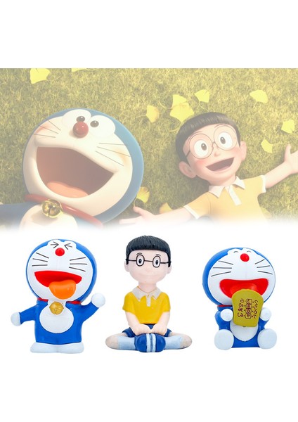 Anime Figürü Canlı Renk Doraemon Nobita Heykeli Modeli Aksiyon Figürü (Yurt Dışından) fiyatları