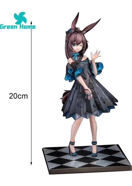 Green Home Arknights Şekil Kutlama Zamanı Arknights Amiya Şekil Koleksiyon Model Oyuncaklar (Yurt Dışından) modelleri