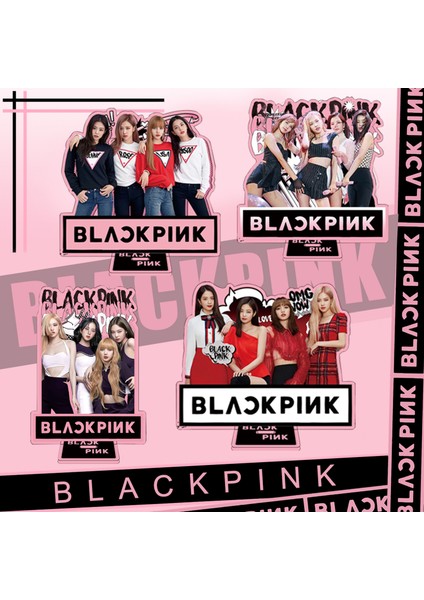 Şekil Model Plaka Sabit Taban Süs Jennıe Lısa Rose Jısoo Akrilik Ayakta (Yurt Dışından) modelleri