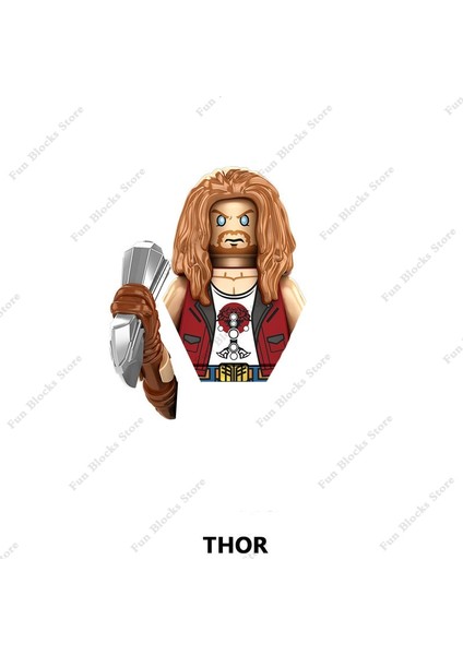 Disney Marvel Süper Kahramanlar Avengers Thor Jane Foster Mini Aksiyon Figürleri Yapı Taşları Tuğla Film Bebek Modeli Çocuk Oyuncakları Hediye (Yurt Dışından)
