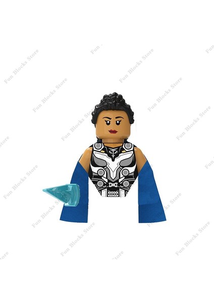 Disney Marvel Süper Kahramanlar Avengers Thor Jane Foster Mini Aksiyon Figürleri Yapı Taşları Tuğla Film Bebek Modeli Çocuk Oyuncakları Hediye (Yurt Dışından)