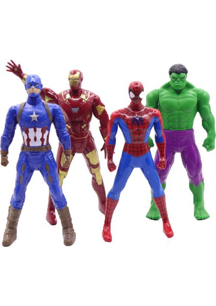 Marvel Avengers 4 Endgame 17 cm Süper Kahraman Bebekler Hulk Demir Adam Kaptan Amerika Thor Wolverine Aksiyon Figürü Oyuncakları Çocuklar Hediye (Yurt Dışından)