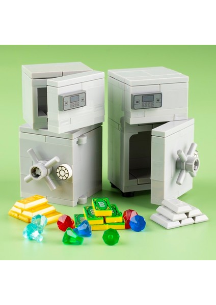 Şehir Kasa Para Elmas Altın Gümüş Para Seti Aksesuarları Yapı Taşları Çocuk Oyuncakları Çocuklar Için Moc Şehir Çocuklar Hediyeler (Yurt Dışından) fiyatları