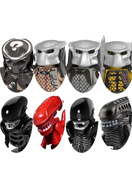 Yeni Stil!! Terminatör Predator Vs Uzaylı Kan Robot Savaş Modeli Yapı Taşları Noel Aksiyon Figürü Tuğla Oyuncaklar Çocuklar Için (Yurt Dışından)