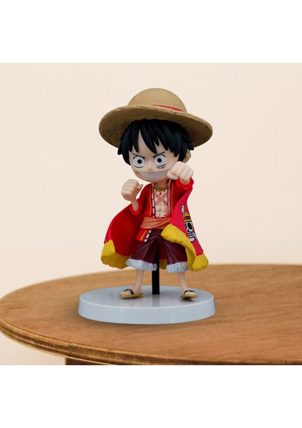 Luffy Figürü Luffy Heykelciği Sevimli Pelerin Luffy Aksiyon Figürü Süslemesi (Yurt Dışından) fırsatları