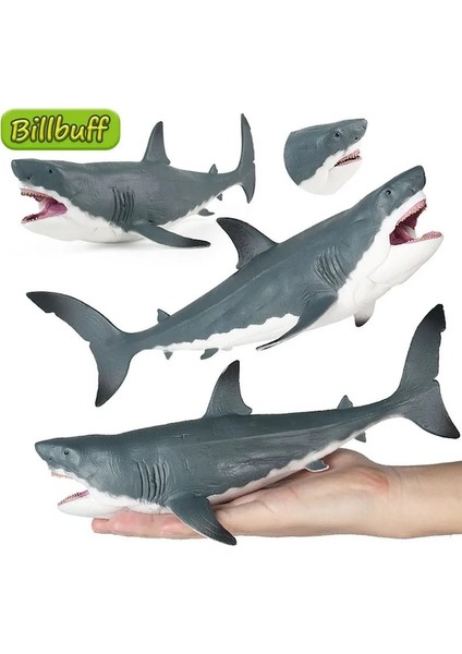 Köpekbalığı Heykelcik-B-Gerçekçi Deniz Hayvanları Megalodon Köpekbalığı Figürleri Aksiyon Figürleri Modeli Koleksiyonu Eğitici Oyuncaklar Çocuklar (Yurt Dışından) fiyatları