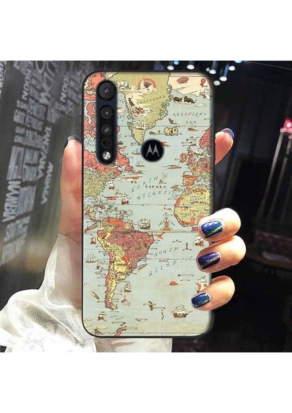 Moto One Makro Kılıf Için Silikon Yumuşak Sevimli Telefon Kapak Motorola Moto One Eylem Zoom Pro Kılıfları Tamponlar Lüks Moda (Yurt Dışından)