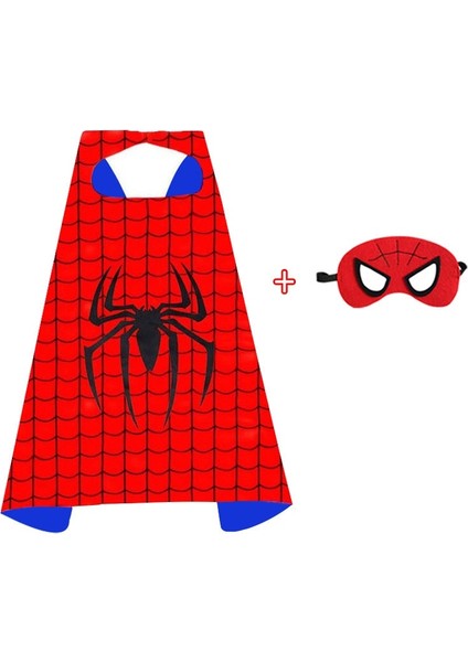 Disney Marvel Masquerade Maske Pelerin Pelerin Anime Örümcek Adam Batman Pelerin Aksiyon Figürü Marvel Oyuncaklar Cosplay Çocuk Noel Partisi Hediyeleri (Yurt Dışından) fiyatları