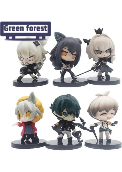 Yeşil Orman Amiya Figürleri Güzel Aksiyon Figürü Anime Arknights Oyunu Bebek Süsleme (Yurt Dışından)