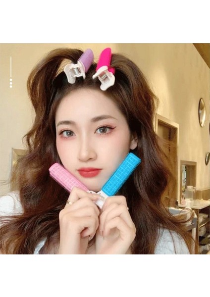 Doğal Saç Kökü Kabarık Klipler Kıvırcık Bigudiler ve Kıvırıcılar Patlama Saç Şekillendirici Klip Kıllar Tembel Kore Şekillendirici Aksesuarları (Yurt Dışından)