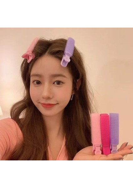 Doğal Saç Kökü Kabarık Klipler Kıvırcık Bigudiler ve Kıvırıcılar Patlama Saç Şekillendirici Klip Kıllar Tembel Kore Şekillendirici Aksesuarları (Yurt Dışından) fırsatları