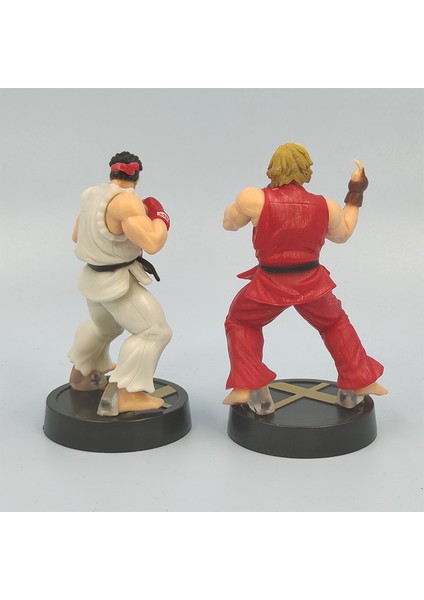 Anime Kawaii Ken Masters Hoshi Ryu Aksiyon Figürü Pvc Oyuncaklar 10 cm Sevimli Street Fighter Oyunu Bebek Odası Dekor Erkekler Için Doğum Günü Hediyeleri (Yurt Dışından)