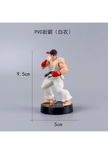 Anime Kawaii Ken Masters Hoshi Ryu Aksiyon Figürü Pvc Oyuncaklar 10 cm Sevimli Street Fighter Oyunu Bebek Odası Dekor Erkekler Için Doğum Günü Hediyeleri (Yurt Dışından)
