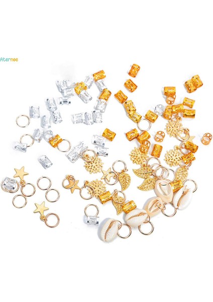 80 Adet Saç Örgü Boncuk Retro Tarzı Süslemeleri Bilezik Saç Dıy (Yurt Dışından) fiyatları