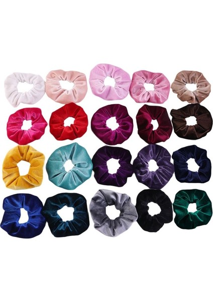 Kore Kadife Scrunchies Saç Kravat Aksesuarları Elastik Saç Bantları Saç (Yurt Dışından)